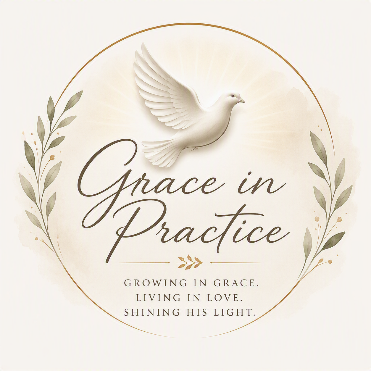 Grace: unmerited favour, kindness & mercy Practice: the actual application or use of an idea, belief or method, as opposed to theories relating to it.